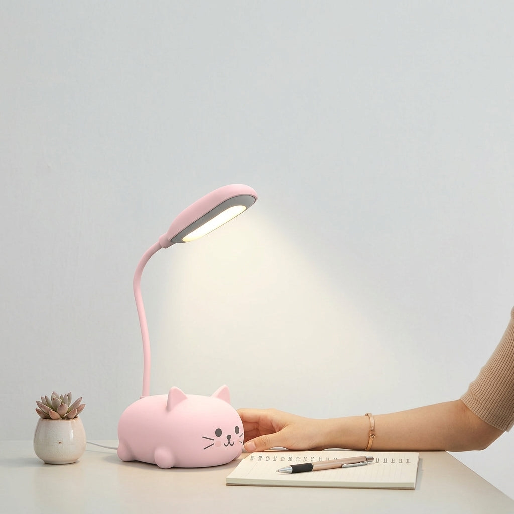 Cat LED Lamp with Soft Glow for Cozy Spaces