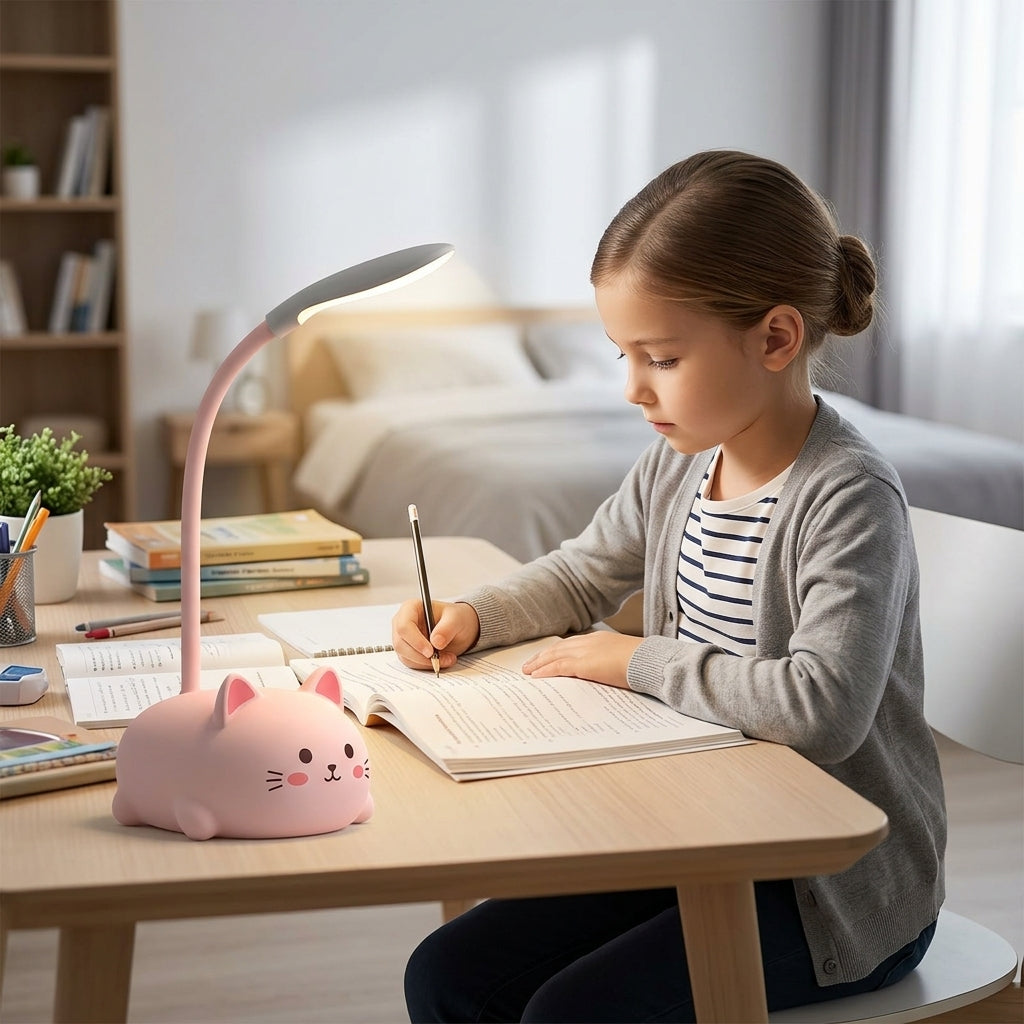Cat LED Lamp with Soft Glow for Cozy Spaces