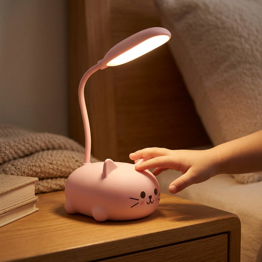 Cat LED Lamp with Soft Glow for Cozy Spaces